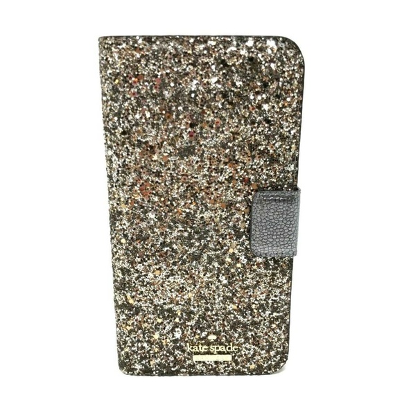 Kate Spade Gliter Wrap Folio Case for iPhone8 Plus
